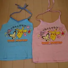 双子さんにもお勧め！未着用。ポケモンのキャミソール 100