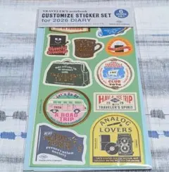 トラベラーズノート カスタマイズ シール 2026ダイアリー用 新品未開封