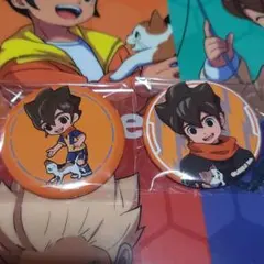 イナズマイレブン イナイレ ビビッドライン 缶バッジ キーホルダー 円