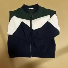 カジュアル ジッパー付き ジャンパー