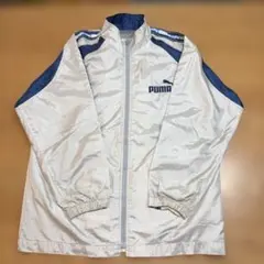 PUMA ピステ・ウィンドブレーカー シルバー/ネイビー