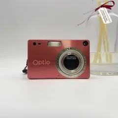 動作確認済✨PENTAX Optio s4✨スマホ転送OK 可愛いコンデジ 赤♪