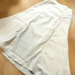 クリーム色 ロングマーメイドスカート Fサイズ