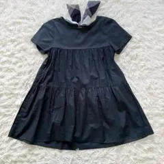 ブルーレーベルクレストブリッジ　チュニック　Mサイズ　フレア　バックリボン