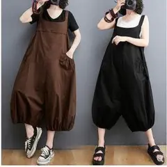 大きいサイズ レディース サロペット　パンツ　オーバーオール　 　新品