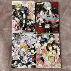 小説 4冊セット売り 文庫 まとめ売り 少女文学 乙女系ラノベ 乙ゲー
