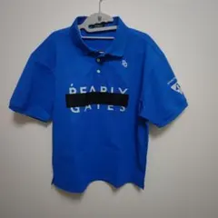 PEARLY GATES ブルーポロシャツ 89/35