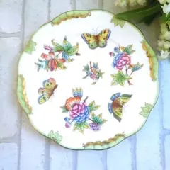 【ヘレンド 】プレート ヴィクトリア ブーケ ボタニカル∅19cm