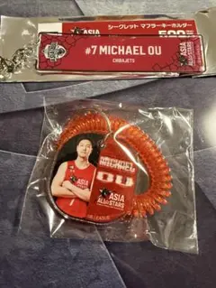 bリーグオールスター　MICHAEL OU 千葉ジェッツジェッツ ファングッズ