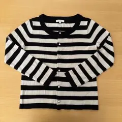 【Mサイズ】美品　ロペピクニック　カーディガン　ボーダー　秋冬　サイズ38