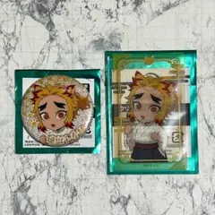 鬼滅の刃 ナンジャタウン 缶バッジ クリアカード 特別任務 煉獄千寿郎