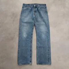 リーバイス501 Levis W33 ブルーデニム 青 古着 ボトム 23227