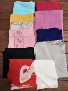 正絹生地 はぎれセット 多色