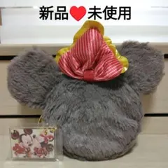新品未使用 ディズニー ミニーマウス もふもふ ファーポーチ