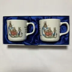 ピーターラビット マグカップ 2個セット ウェッジウッド 旧刻印 英国製