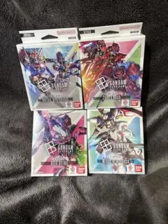 【新品未開】 ガンダムカードゲーム スタートデッキ ４種セット