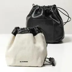 JIL SANDER ドローストリングショルダーバッグ