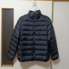 ユニクロ 【未使用】160 パフテックウォッシャブルパーカー ブラック 黒