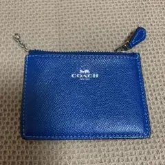 COACH 青 パスケース・定期入れ
