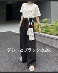 専用　hinari ヘムフック2 WAY ワイドパンツ