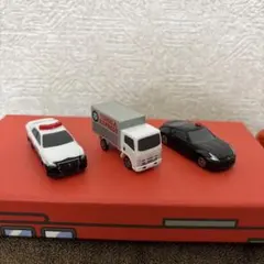 ポケットトミカミニカーセット（パトカー・トラック・覆面パトカー)
