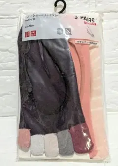 UNIQLO ベリーショートソックス 5本指 3足組 23-25cmのサムネイル