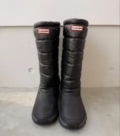 HUNTER ブラック スノーブーツ　25cm