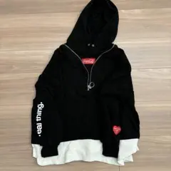 ピンクラテ　パーカー