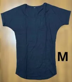 UNIQLO 半袖チュニック ワンピース(M) /新品未使用品/(1ヶ所傷あり)