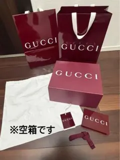 GUCCI ショップ袋・布袋・ボックスセット（空箱）4点セット他