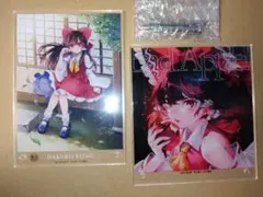 東方　CDジャケット　アクリル　ボード　Bad Apple　博麗霊夢　ダイソー