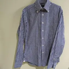 ★美品★azabu tailor ギンガムチェックシャツ