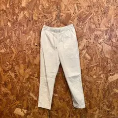 coen コーエン カジュアルパンツ ウエストゴム レーヨン混在 ホワイト F