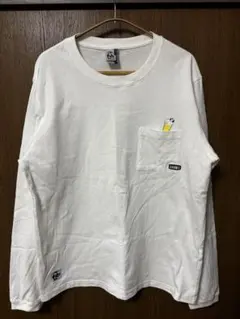 CHUMS チャムス 長袖 ポケットTシャツ ホワイト L