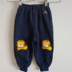 ミキハウスライオン刺繍 ネイビースウェットパンツ