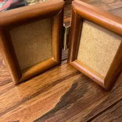 木製二つ折りフォトフレーム