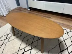 カリモク　karimoku オーバル　テーブル　TA3610 MS ナッツシェル