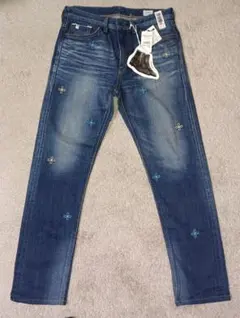 刺繍入りデニムパンツ Sサイズ