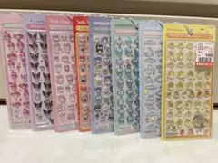 正規品 サンリオ ボンボンドロップシールmini ミニサンスター文具8枚セット