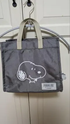 PEANUTS スヌーピー トートバッグ グレー