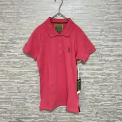 POLO ✨ユーエスポロアッスンピンク半袖ポロシャツM新品人気定番タグ付き可愛いのサムネイル