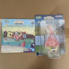 一番くじ スポンジ・ボブ D賞 パトリック・スター フィギュア F賞 ラバーアソ