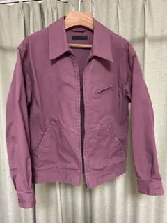 パープル ジッパー付きジャケット