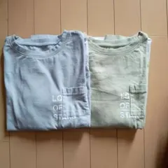 GITA長袖Tシャツ 2枚セット150 重ね着風
