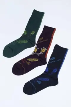 新品・未使用TOGA×TABIOコラボ靴下　グリーン カーキ 靴下屋