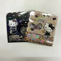 れ*）様 2点セット【正規品】 おはじきシールフレーク ハローキティ
