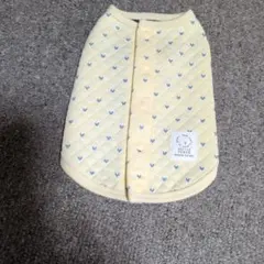 犬服 キルティング ベスト イエロー ハート柄のサムネイル