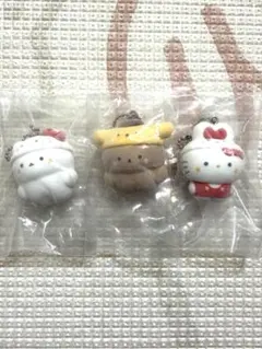 スタジオハヌルxサンリオ キャラクターズ ふわふわフロッキーマスコット キティ