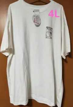 新品タグ付き☆おぱんちゅうさぎ Tシャツ ホワイト 4Lサイズのサムネイル