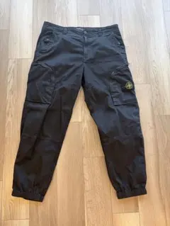 Stone  ナイロンカーゴパンツ　W32 2025SS ストーンアイランド ナイロンメタル カーゴパンツ w32 ブラック